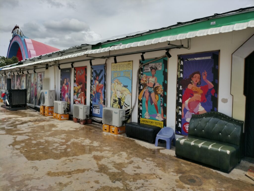 ゴールデントライアングル経済特区 ナイトマーケット予定地
