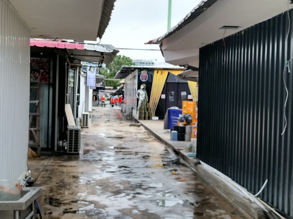 ゴールデントライアングル経済特区 ナイトマーケット予定地